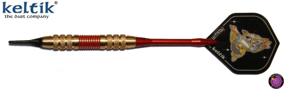Soft Dartpfeil Set - Keltik Dragon Red